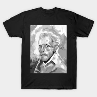 Van Gogh Black and White T-Shirt